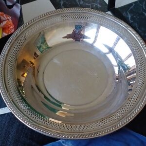 FB Rogers Silver Co Large Bowl, 10.25"
